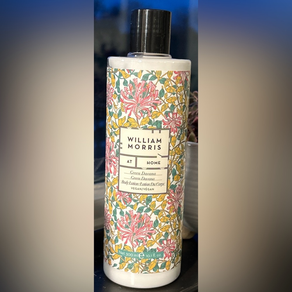 William Morris At Home Green Davana Body Lotion - Pink & Green
